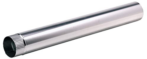 tuyau rigide - en aluminium - diamètre 125 mm - longueur 1000 mm - ten 901125