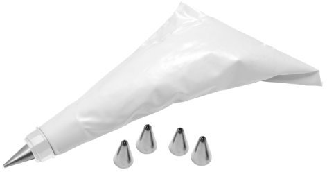 Premier Housewares 0806536 Tasca da Pasticcere, 5 Bocchette in Acciaio Inossidabile