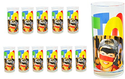 Luminarc 12er Set Wasserglas Face Tatoo