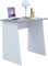 VCM Computertisch | Maße ca. H. 74 x B. 80 x T. 50 cm | stylische Seitenteile | Schreibtisch - Masola Mini Weiß/Sonoma-Eiche