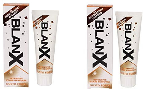 Blanx Intensive Fleckentfernung Zahnpasta Tube (75 ml) – 2 Stück