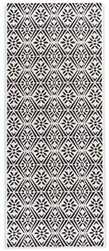 In- und Outdoor-Teppich Caro Contrast 80x200cm, aus Kunststoff für Innen und Außen