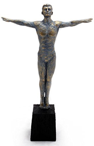 Gall&Zick Design Dekoration Skulptur Mann Deko Figur Statue Akt Kunst Modern Polyresin Champion