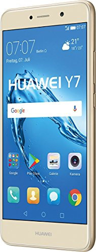 Huawei Y7 Dual SIM 4G 16GB Gold - smartphones (14 cm (5.5), 16 GB, 12 MP, Android, 7.0, Gold)