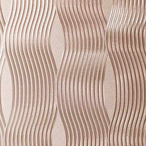Arthouse Foil Wave Rose Gold