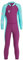 DIVE & SAIL Kinder-Neoprenanzug, LSF 50+, UV-Schutz, einteilig, langärmelig, Badeanzug, Tauchen, Bademode, Sonnenanzug, Rose, XL