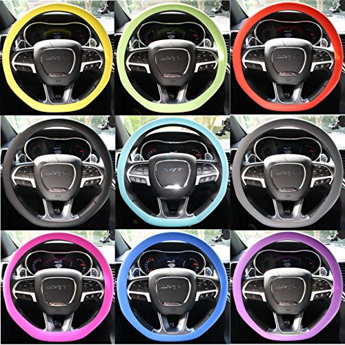 LED-Mafia 1x Lenkradschoner - rutschfest Lenkradhülle Lenkradschutz Lenkrad Hülle (lila)