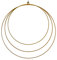 3er Set Metall-Ringe in Gold/Wand-Deko-Ration/Blumen-Deko/Hochzeit-s-Deko-Ration/Wand-Bild/Moderne Wohnung-sdekoration/Wand-Deko/Bastel-Zubehör