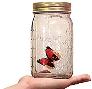 ZQION Elektronischer Schmetterling im Glas-Magic Tricks Close Up Magic Requisiten Bühnenillusionen Magier Zubehör