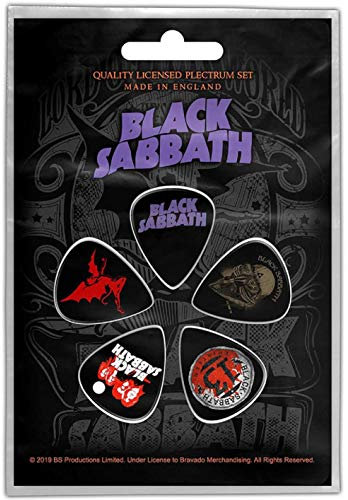 Black Sabbath Plektrum Set Ordinary Man 5 Plectrum Guitar Picks Gitarre Plektren Masters Of Reality 13 Flame