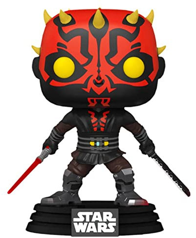 pop Funko Star Wars Clone Wars #450 - Darth Maul mit Darksaber - Special Edition 56790, Rot