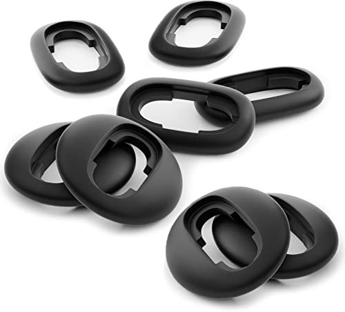 Okuli Set of 8 Silicone EarBuds Ear Tips For Samsung Galaxy Buds Live Earphones in Black