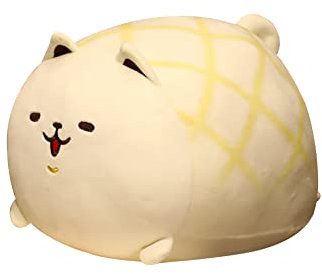 Bakermiche Shiba Inu Plüsch Brot Hund Plüschtier Kawaii Corgi Plüschtier Shiba Inu Plüschkissenspielzeug Shiba Inu Plüsch Spielzeug Kissen Tier Plüschkissen Geschenke für Kinder Erwachsene Weiß/40CM