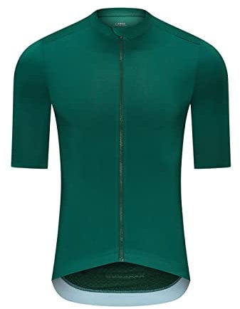 PRIOKNIKO Herren Fahrrad-Bekleidungssets Kurzarm Bike Uick-Dry Racing MTB Fahrrad Breathale Radtrikot,Grün,XXL