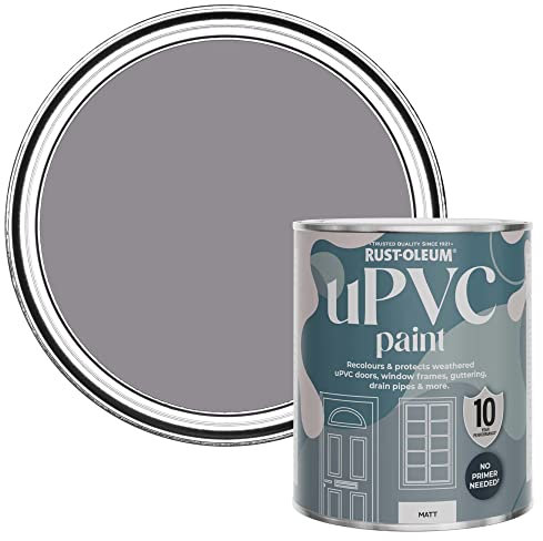Rust-Oleum Purple uPVC Door and Window Paint in Matt Finish - Iris 750ml