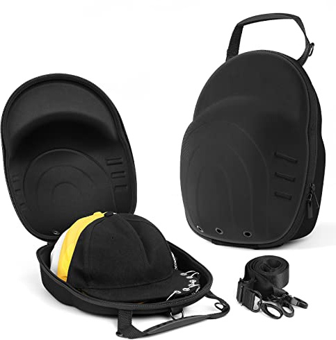 MOSLA Hut-Tasche für Baseballkappen, Hut-Tragetasche, Reisetasche, Ballkappe, Hutbox, Organizer, Handgepäcktasche, Rucksack mit verstellbarem Schultergurt