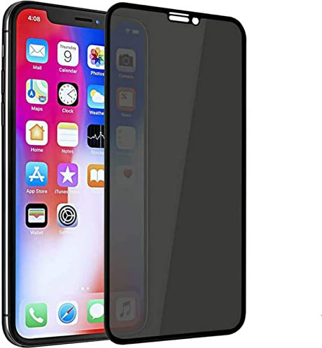 Cracksin Blickschutz Schutzglas kompatibel mit Apple iPhone 11 Pro Max/iPhone XS MAX 6.5 Sichtschutz [ANTI PRIVACY] Schutzfolie Matte Anti-Kratzer Ceramic Glas Displayfolie