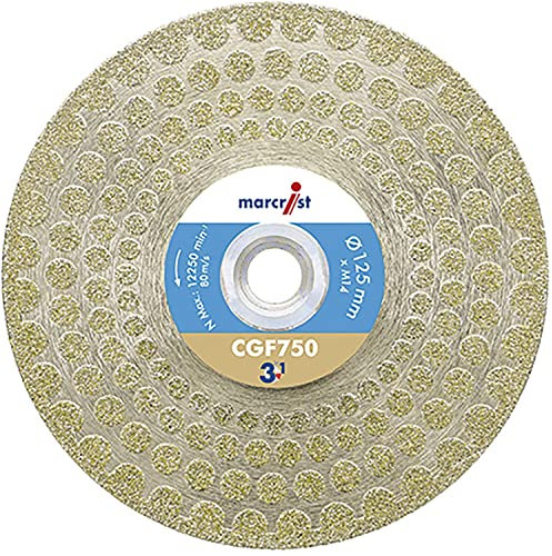 MARCRIST Diamant Trenn-Schleifscheibe CGF750 125 mm 3in1