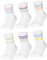 Occulto Damen Retro Tennissocken 80% Baumwolle 6er Pack (Modell: Steffi) 80s 35-38