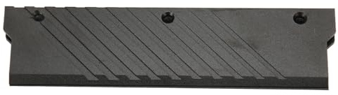 Tosuny Speicher RAM Kühlkörper, Universeller DDR5 Speicherkühlkörper, Speicher RAM Kühler aus Aluminiumlegierung mit Kühlkörperstreifen, für Computer Wasserkühlsystem (Black)