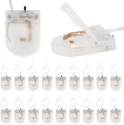20 Stück CR2032-Batteriehalter, Knopfzellen-Batteriehalter-Gehäuse, CR2032-Batteriehalter, 1 x 3 V CR2032-Knopfzellen-Batteriehalter mit Drahtleitungen – transparent