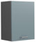 Vicco Hängeschrank R-Line, hängender Küchenschrank, Blau-Grau/Anthrazit, 45 cm