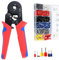 PotentForce Crimping Pliers Kit for Cars and Electrical Installations with 1250 Electric Cable Lugs - Crimping Pliers and Crimping Pliers Terminals Range 0.25-10mm² - HSC8 6-4