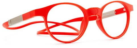 DIDINSKY Lesebrille mit Magnet und Anti-Blaulicht-Filter. Magnetische Lesebrille mit Sehstärke für Männer und Frauen und entspiegelten Gläsern. (Cherry, 2.5, x, UFFIZI)