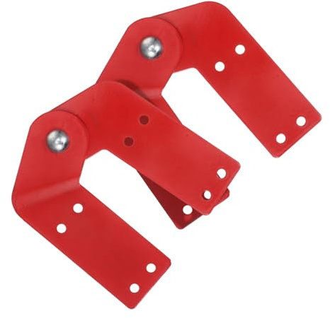 HOMSFOU 4 Stück Universelles Leiterzubehör Bausatz Dachboden Leiter Teile Leiter Haspe Scharnier Dachboden Leiter Befestigung Technische Leiterteile Trittleiterteile Verzinkter Stahl