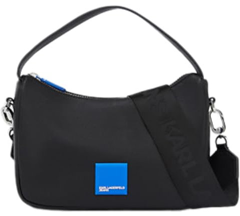 Karl Lagerfeld Jeans, Damen, Box Logo Soft Crossbody, Schwarz, One size