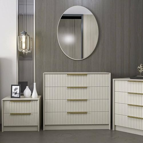 Dmora Kommode Grumium 100x45x85h cm Grau 7 Schubladen
