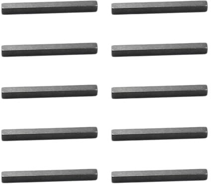 Molloparts 532123583 Lot de 10 clés carrées pour essieu de roue arrière 123583x 910-0528 Compatible avec Husqvarna 2042 Compatible avec Poulan PP1136 Compatible avec les tondeuses à gazon et tracteurs