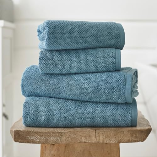 Deyongs Romeo Quik Dry Zero Twist Fast Absorbent Soft Cotton Towel (Petrol, Hand Towel)