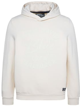Camp David Herren Hoodie mit Mallorca Print Ecru XXXL