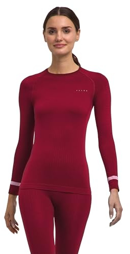 Falke Damen Warm Trend Round Neck Funktionsshirt Langarm Funktionswäsche