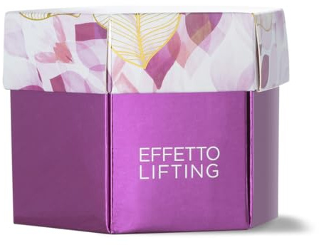 Bottega Verde - Cofanetto Regalo Effetto Lifting, con Crema Viso Antietà 50 ml, Acido Ialuronico e Fior di Loto, Lifting Immediato e Luminosità per Pelli Normali o Secche, Idea Regalo