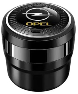 LGFDC Aschenbecher Auto für Opel Corsa-C Corsa-D Corsa-E Corsa-F, Fahrzeug Rauchfreien Aschenbecher Zigarette Tragbarer selbstverlöschender Autoaschenbecher