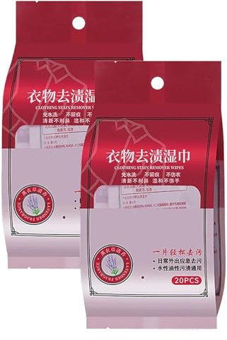 Portable Emergency Stain Removal Wet Wipes,Stain Remover For Clothes Laundry,20Pcs/Bag, For Cleaning Clothes Shoes