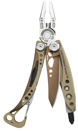 Leatherman Skeletool CX, Edelstahl, Sandsturm