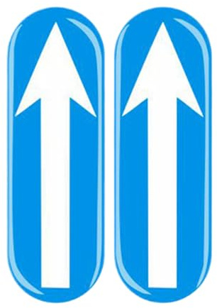 Car Interior Sticker - 2pcs Judgment Labels, Novice Driver Positioning Decals, Clear Instruction Interior Signs | Practical Driving Aid Accessory For New Driver Training Safety Awareness