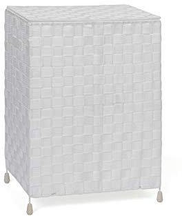 Laundry Basket Hamper- Washing Bin with Lid & Insert Handle for Easy Carrying - Convenient Storage Organizer Box for Clothes, Toys -White - by Arpan (White)