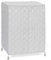 Laundry Basket Hamper- Washing Bin with Lid & Insert Handle for Easy Carrying - Convenient Storage Organizer Box for Clothes, Toys -White - by Arpan (White)