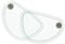 Seac Glas Korrekturroller Maske Seac One, uni, One, durchsichtig, -4.5