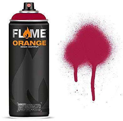 Molotow Flame Orange Spray Paint - Matt Acrylic 400ml Can Cherry Dark FO-313