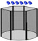 Trampolin Ersatznetz Sicherheitsnetz Trampolinersatznetz Ø 244 | 305 | 366 | 396 | 427 cm Ersatznetz Netz Ersatznetz Fangnetz (Ø 244 cm (6 Stangen))