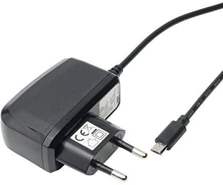 Slabo Ladegerät Micro USB Handy Netzteil - 1000mAh - für Swisstone BBM 320c - SCHWARZ