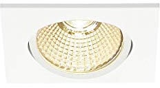 SLV NEW TRIA 68 I CS/LS Downlight weiß DTW eckig, Einbauleuchte, Einbauspot, Deckeneinbauleuchte, Spot, Deckenspot, Einbaustrahler, Deckenstrahler, Wohnzimmer, Badezimmer