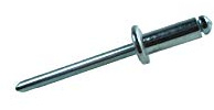 DIN 7337 Blindnieten St. Alu/Stahl Flachkopf 5,0 mm x 30 mm (100) Stück