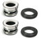 Othmro 2 Stück 104–22 mechanische Wellendichtung, Ersatz, 22 mm ID, Legierung, Kunststoff-Wellendichtung für Pumpenwelle, Wasserpumpen, Wellen, mechanische Abdichtung für Schwimmbäder, Spa-Pumpen