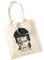 David Bowie/Stoffbeutel Jutebeutel Tote Bag/BEIGE